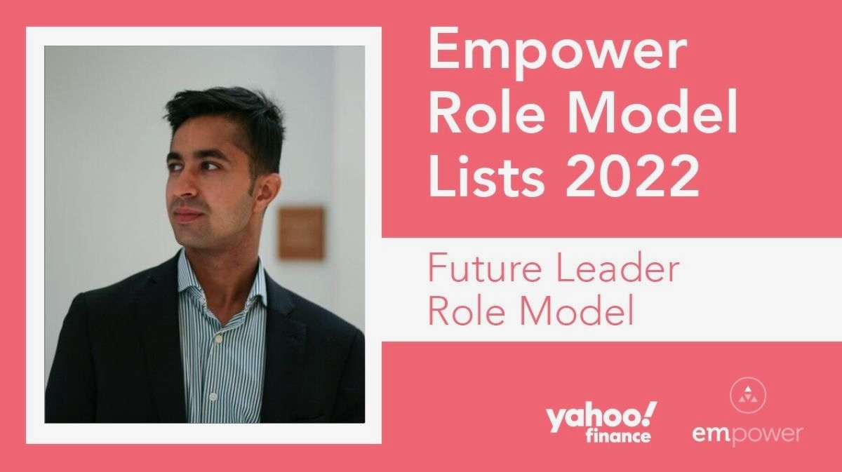 Mayur Gupta winning empowerment role model award in 2022