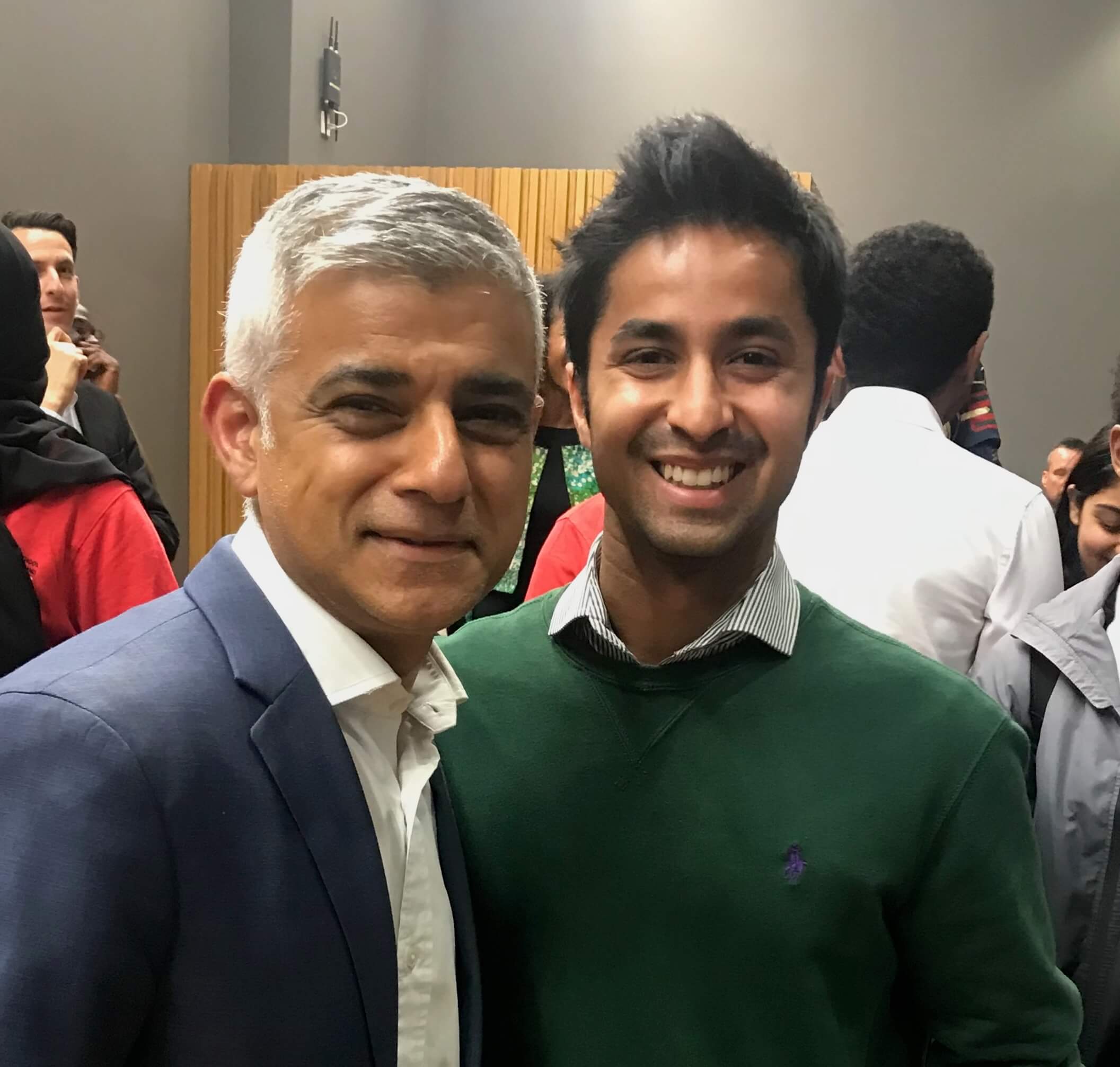 Mayur meeting London Mayur Sadiq Khan
