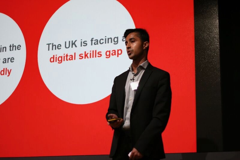 Mayur speaking at the Young Foundation